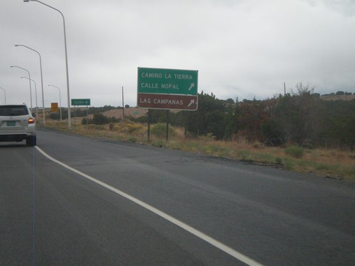 NM-599 East at Camino La Tierra