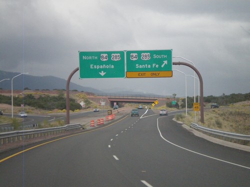 End NM-599 East at US-84/US-285