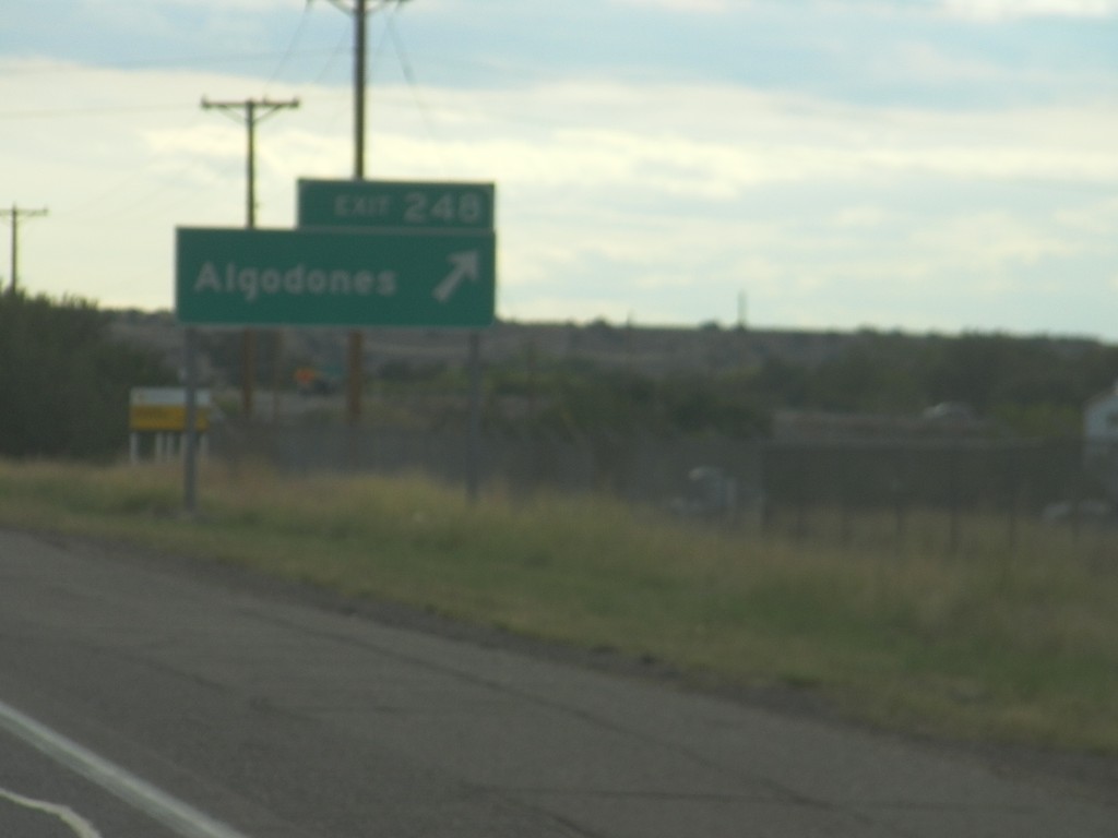 I-25 South - Exit 248