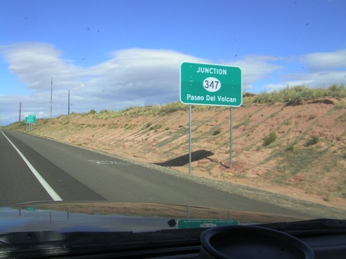 US-550 North Approaching NM-347