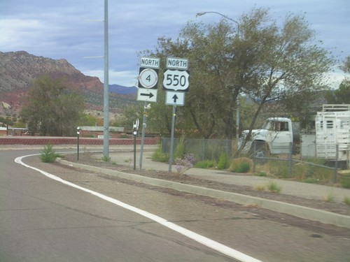 US-550 North at NM-4