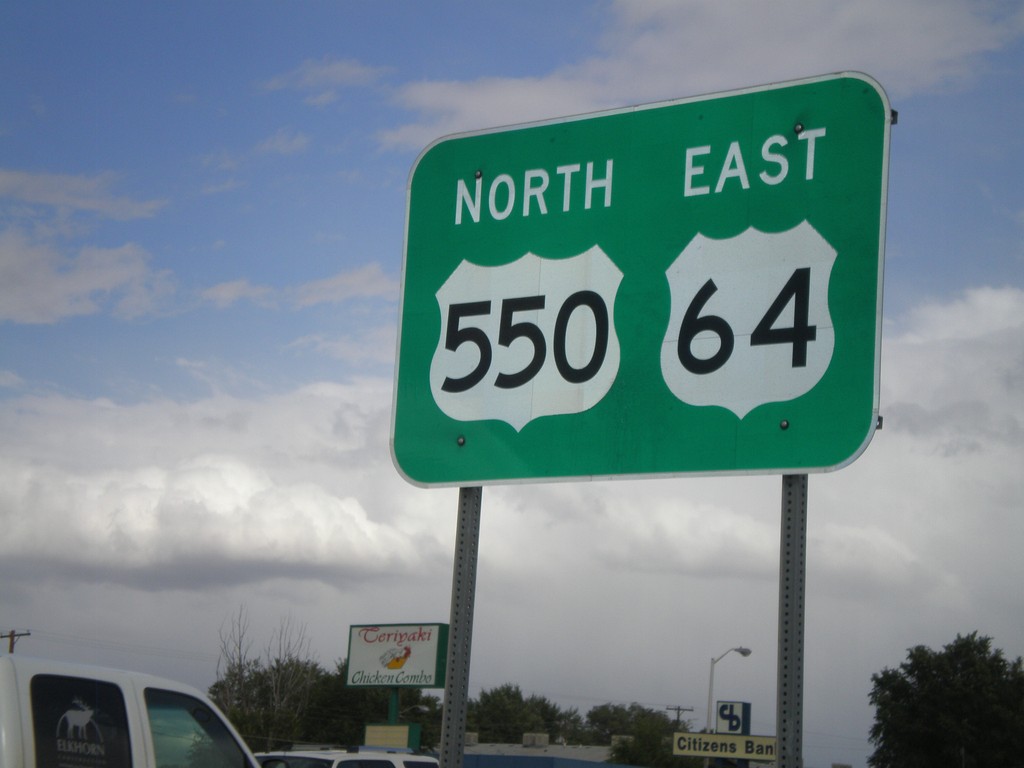 US-64 East/US-550 North