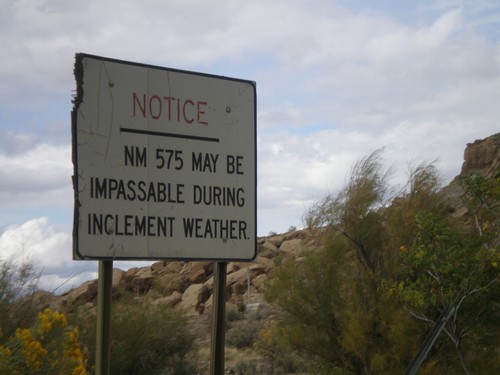 NM-575 - Inclement Weather Warning