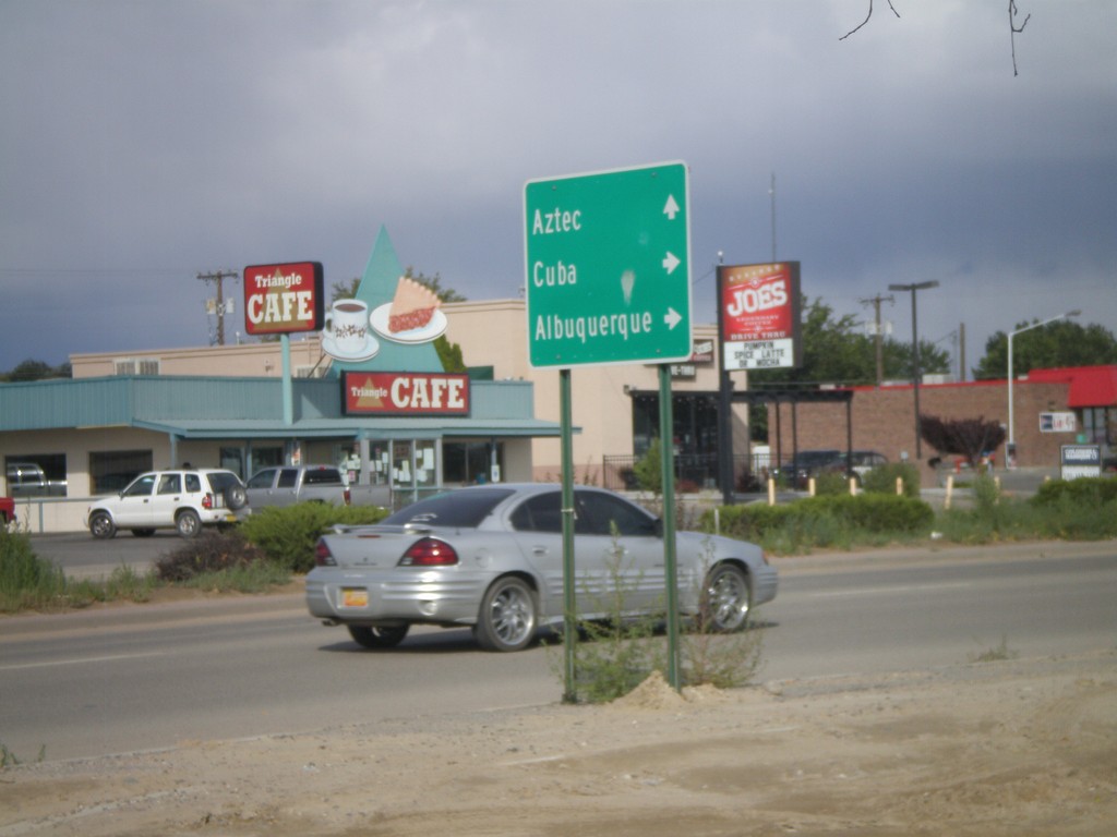 US-64 East at US-550 South