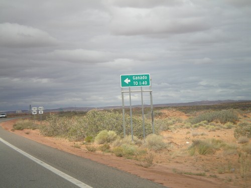 US-160 West/US-191 South Approaching US-191 South