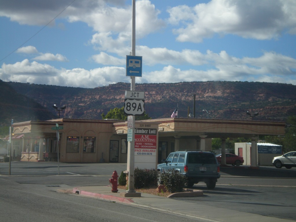 US-89 North Approaching US-89A