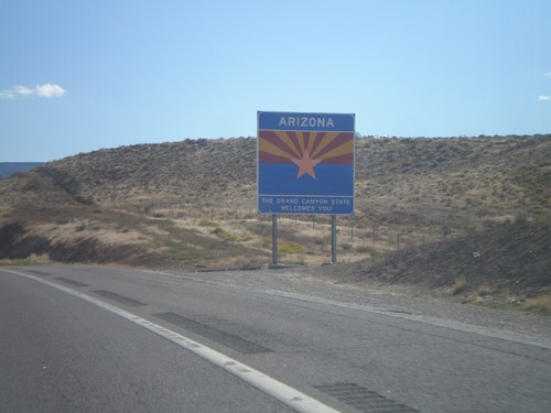 I-15 South - Welcome To Arizona