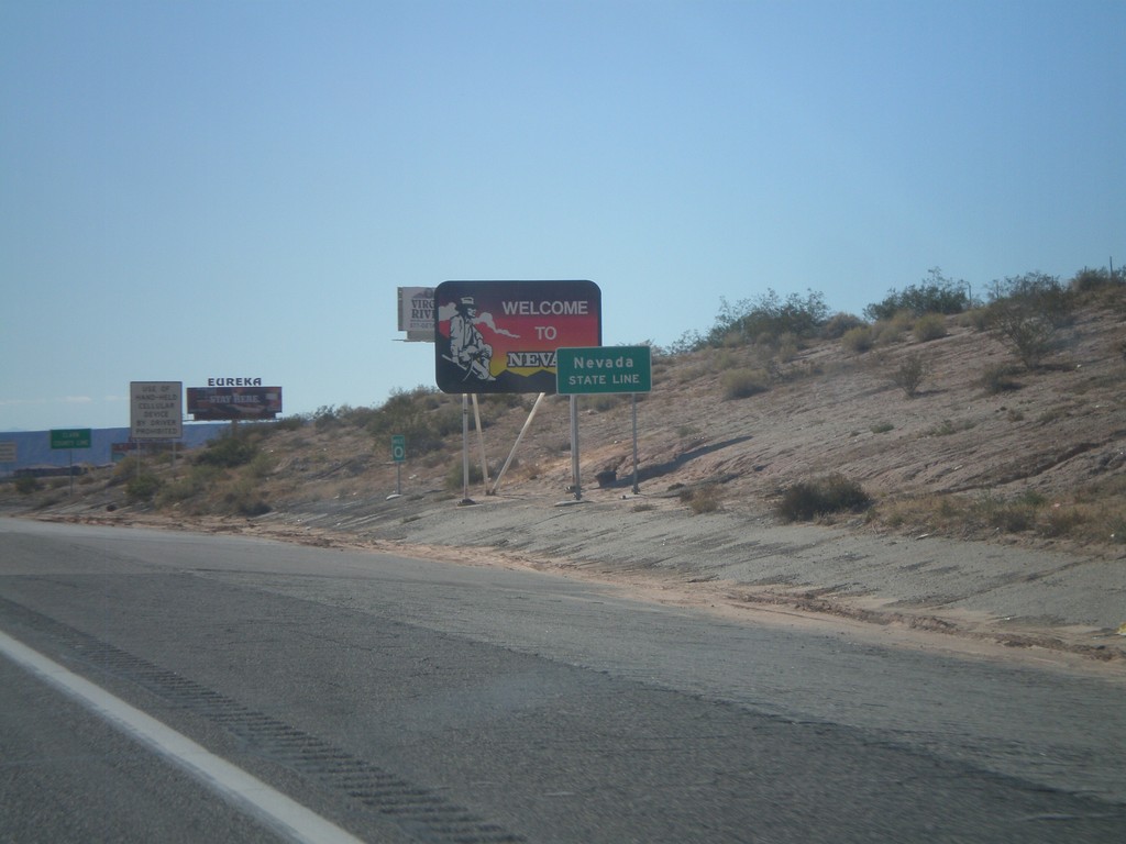 I-15 South - Welcome To Nevada