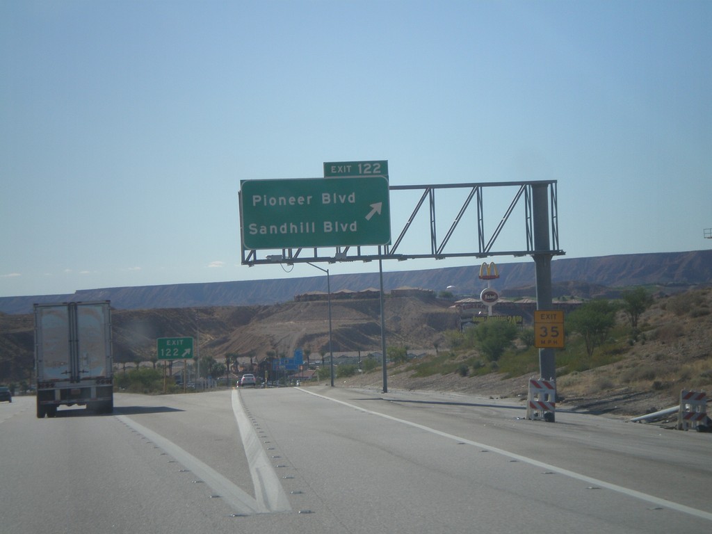 I-15 South - Exit 122