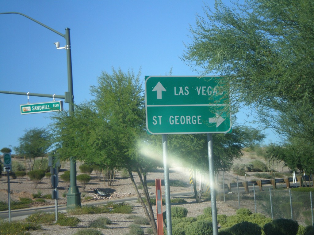 BL-15 North (Sandhill Blvd) at I-15