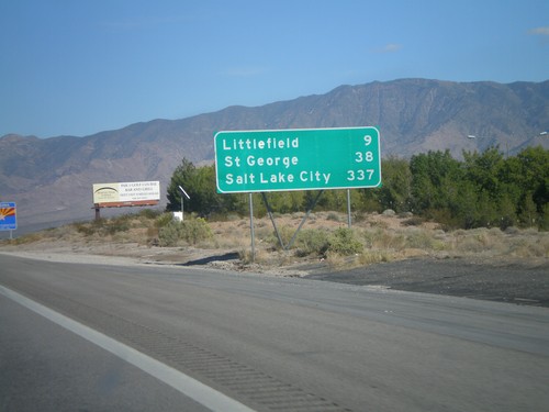 I-15 North - Distance Marker