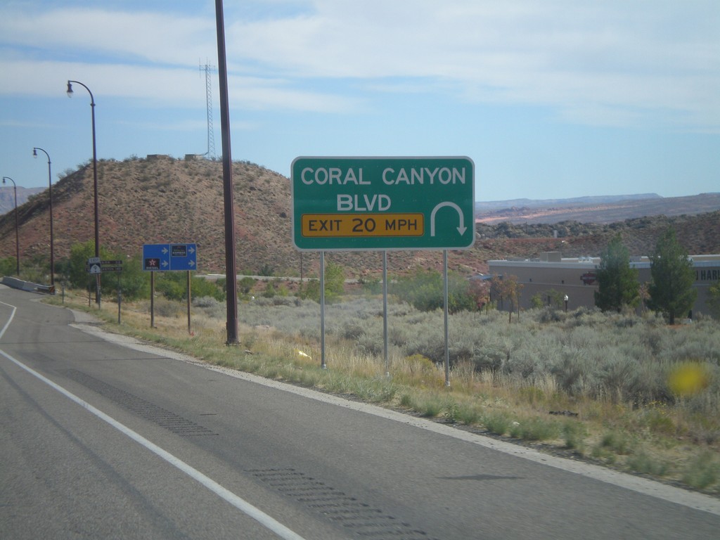 UT-9 East - Coral Canyon Blvd.