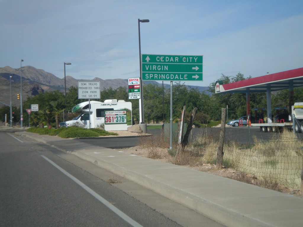 UT-9 East Approaching UT-17