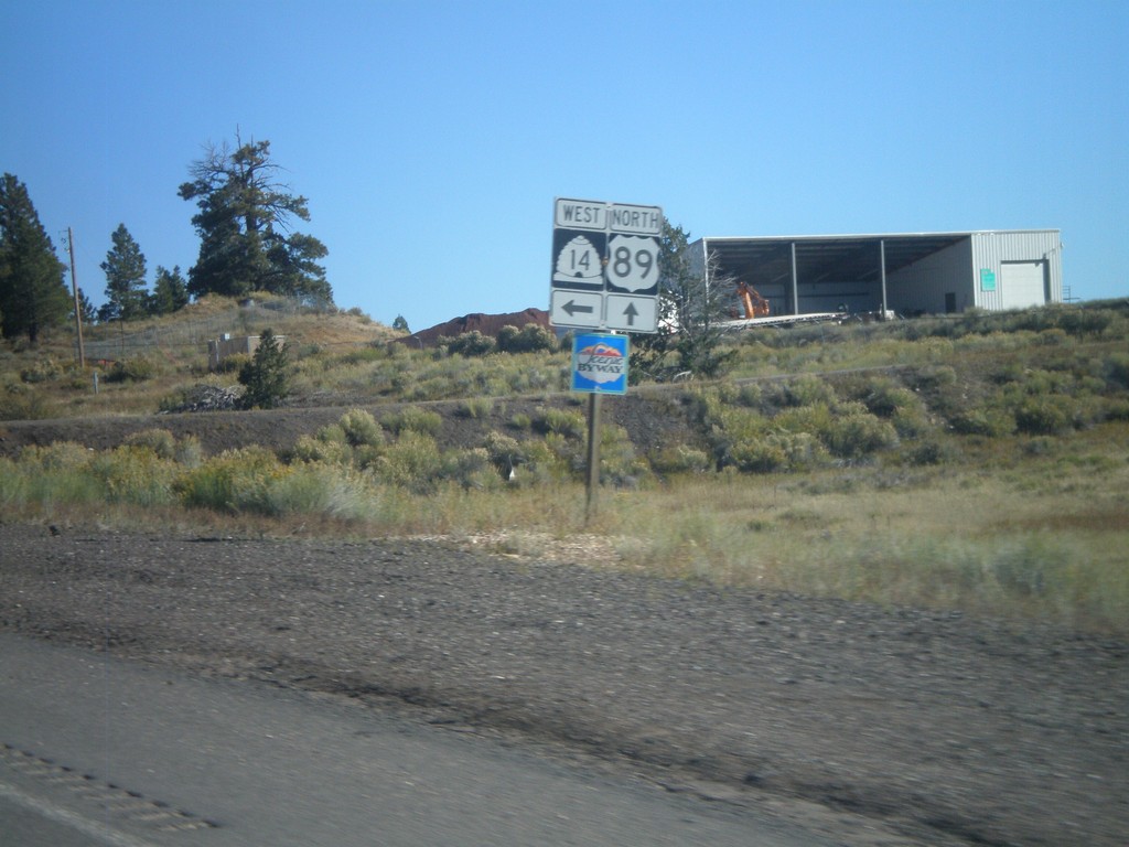 US-89 North at UT-14 West