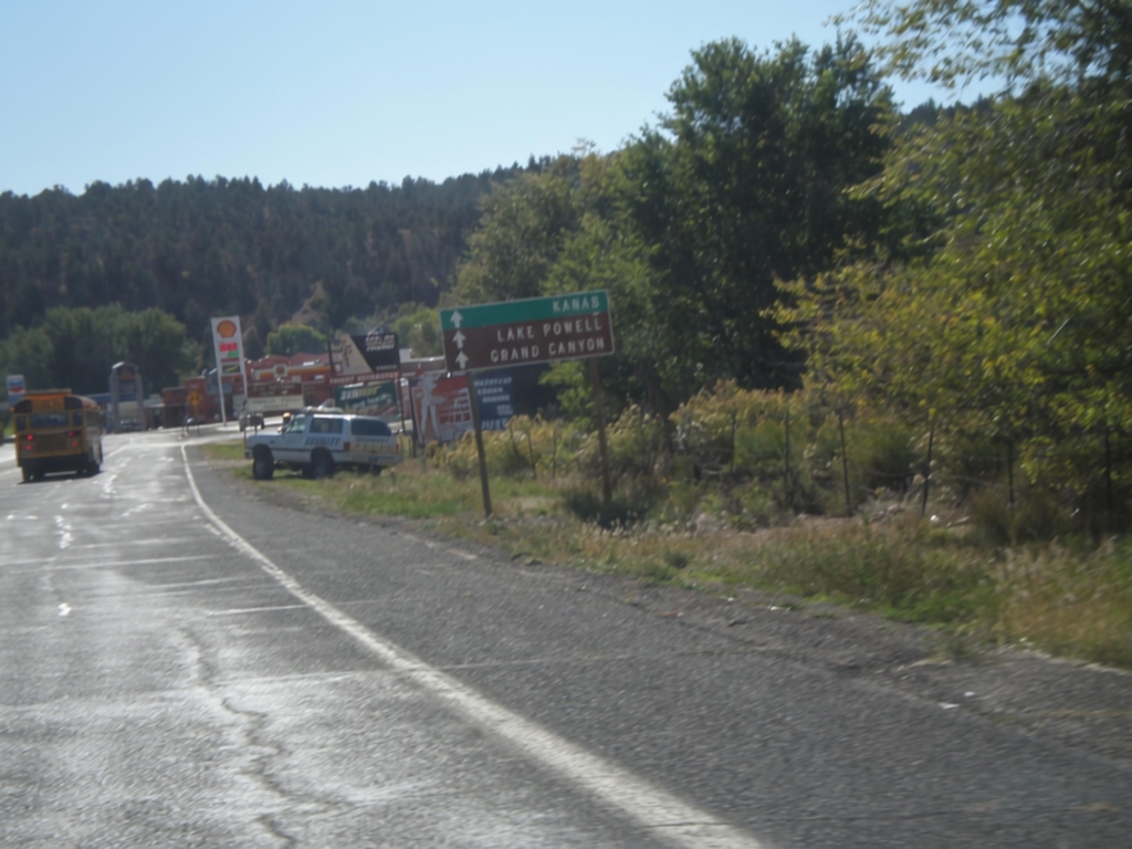 US-89 South Approaching UT-9