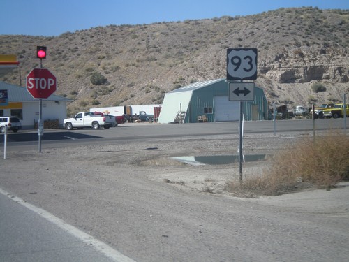 End NV-319 West at US-93