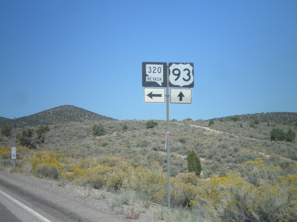 US-93 North at NV-320