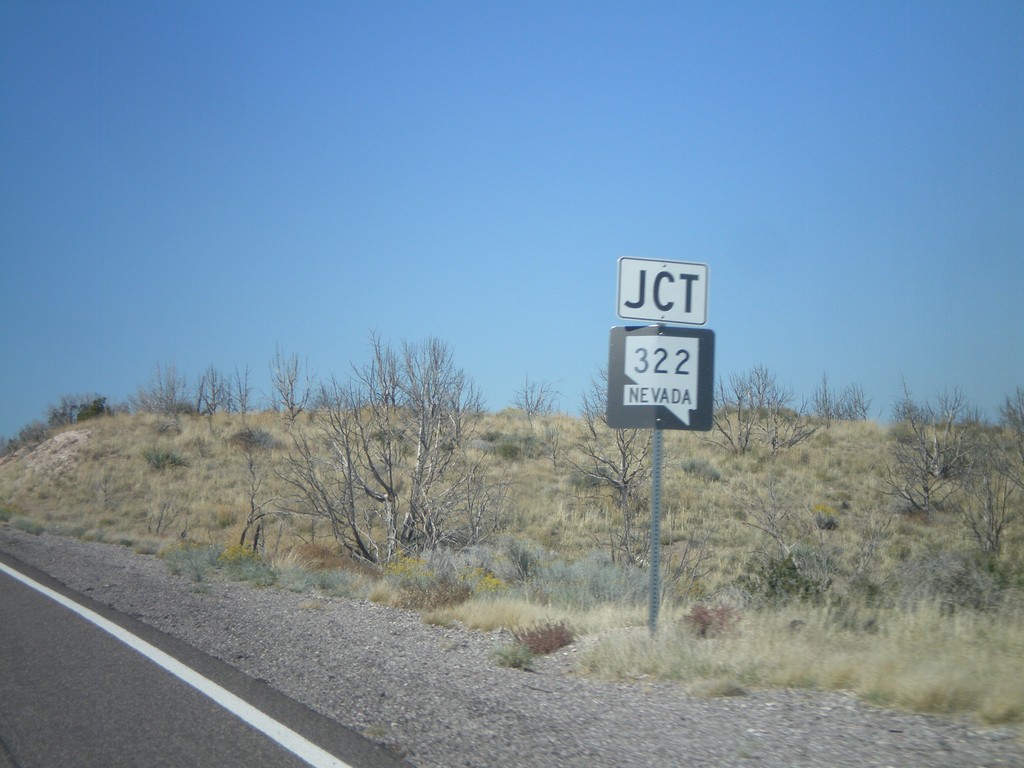 US-93 North Approaching NV-322