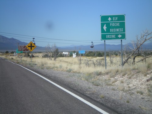 US-93 North Approaching NV-322