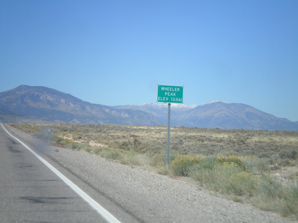 US-93 North - Wheeler Peak