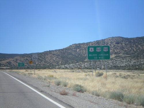 US-93 North Approaching Majors Jct.