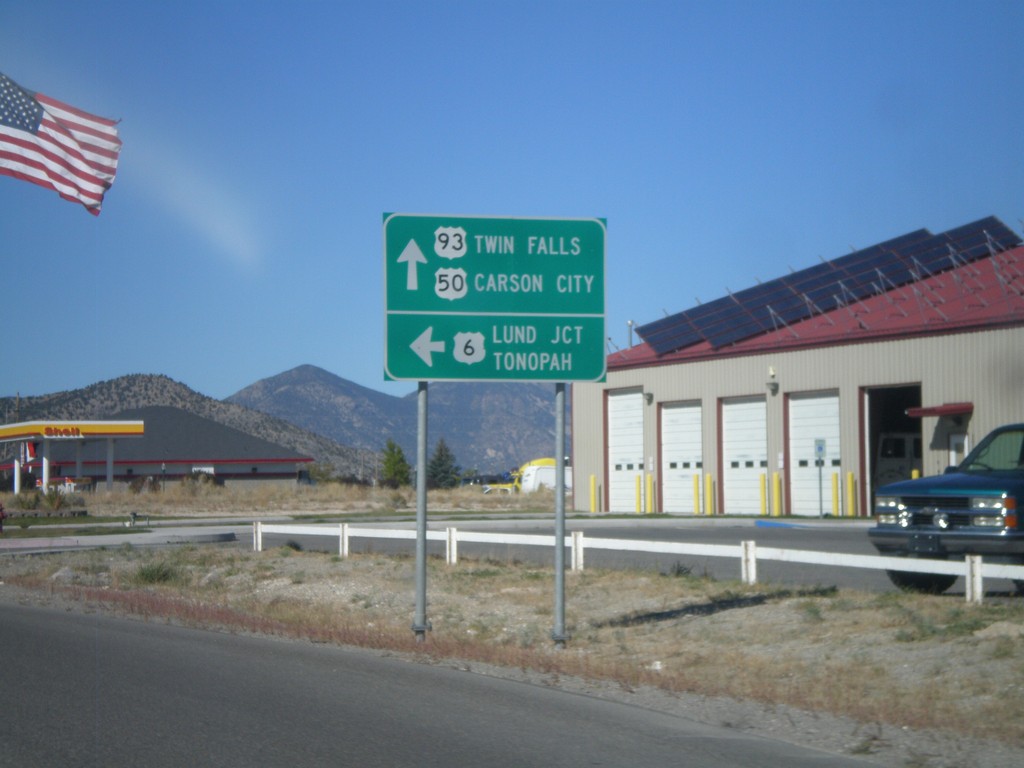 US-93 North/US-6 West/US-50 West at US-6