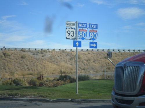 US-93 North at I-80