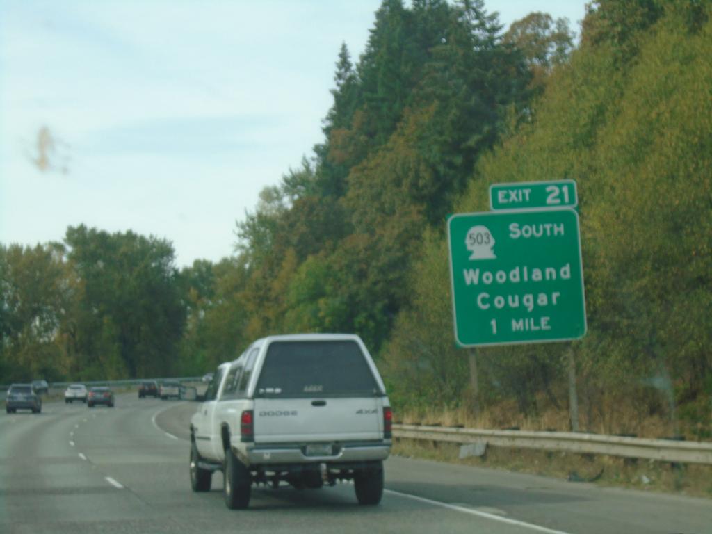 I-5 North - Exit 21