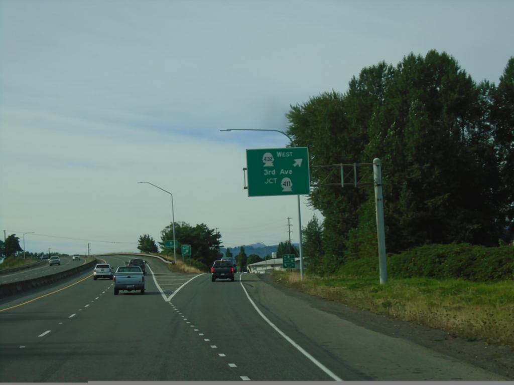 WA-432 West - WA-411/3rd St. Interchange
