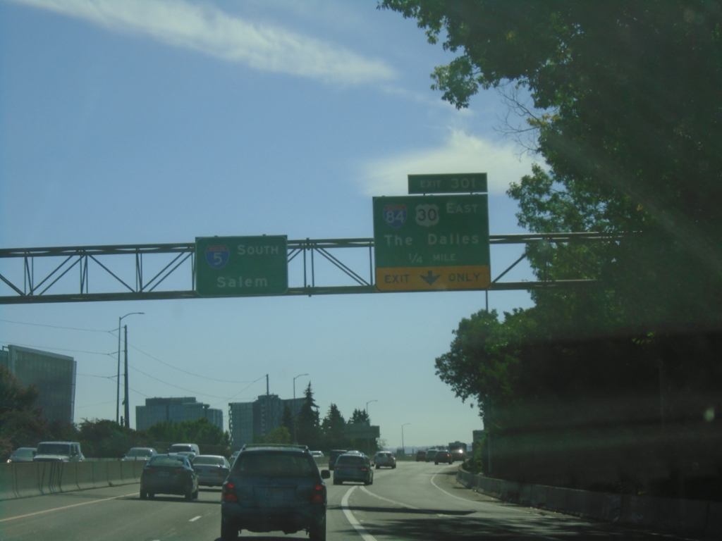 I-5 South Approaching Exit 301