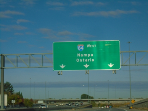 I-84 West - Nampa/Ontario