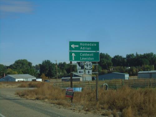 US-95 North at ID-19