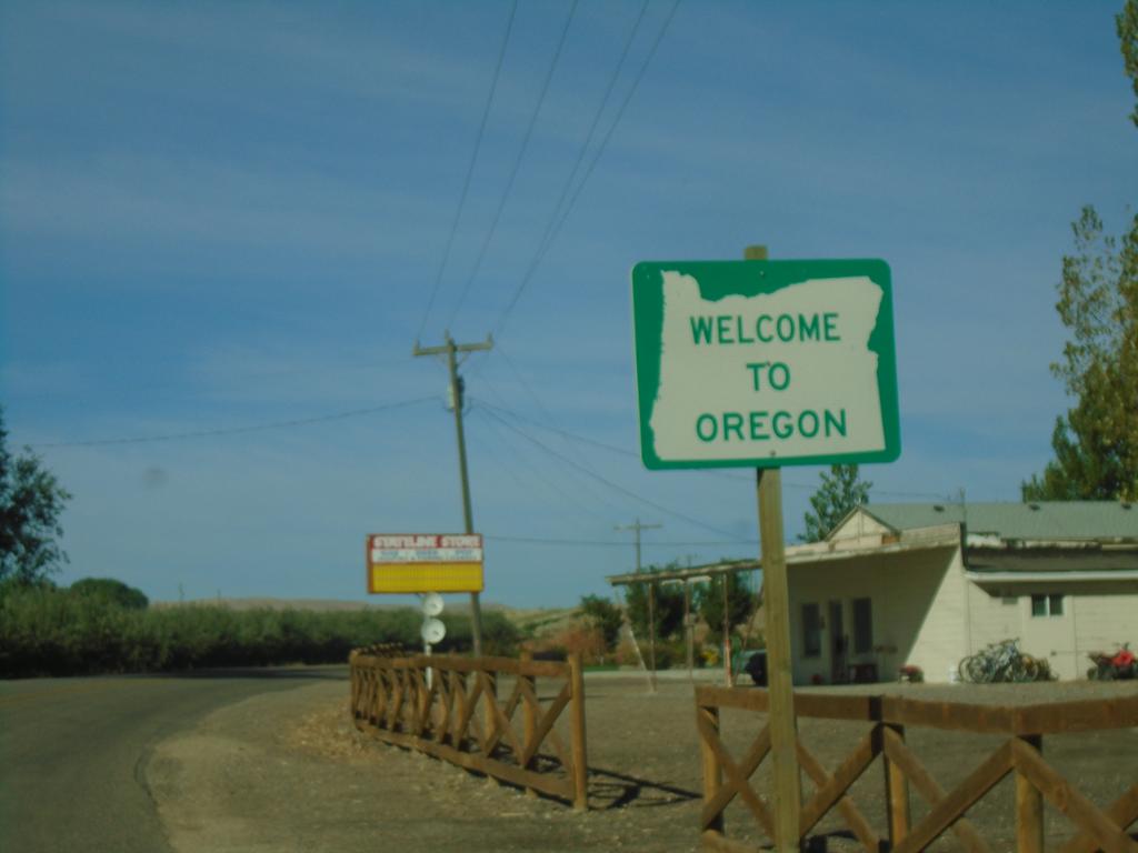 OR-201 North - Welcome To Oregon