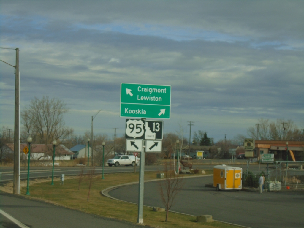 US-95 North at ID-13