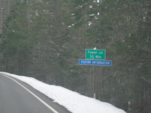 US-12 East Approaching Powell Junction