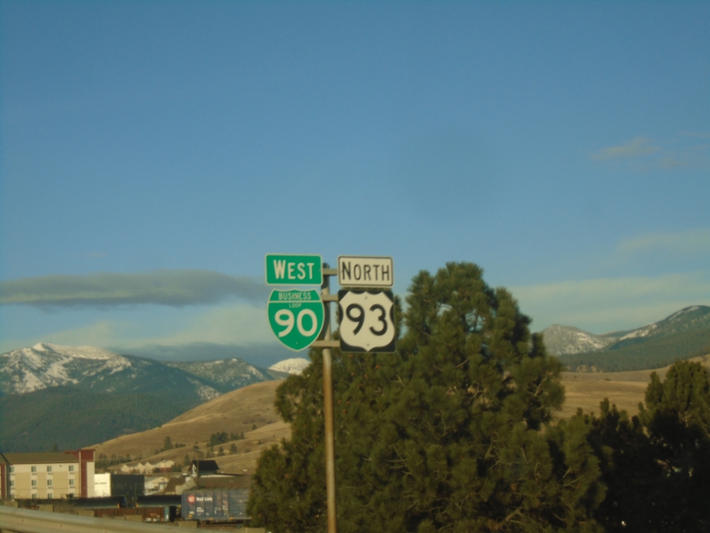 US-93 North/BL-90 West - Missoula