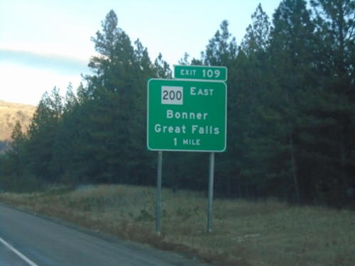 I-90 East - Exit 109