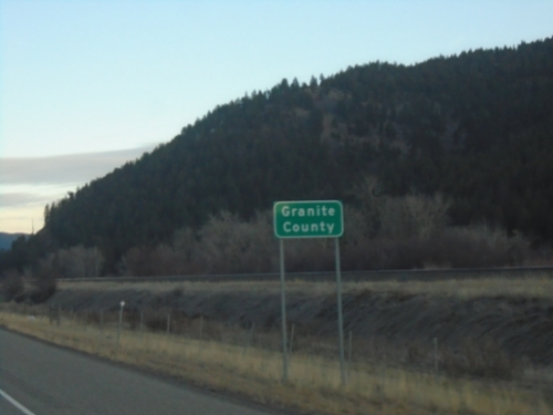 I-90 East - Granite County