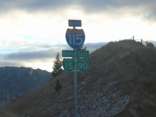 I-115/BL-15 North/BL-90 East - Butte