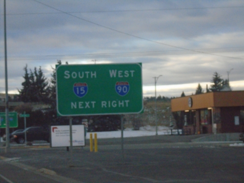 Montana St. South Approaching I-15/I-90