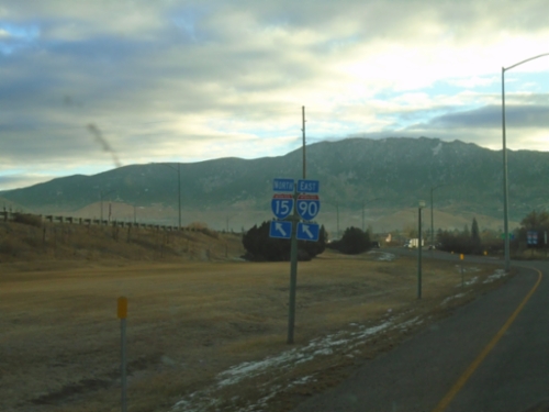 La Salle St. East at I-15 North/I-90 East Onramp