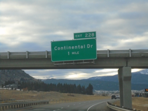 I-90 East - Exit 228