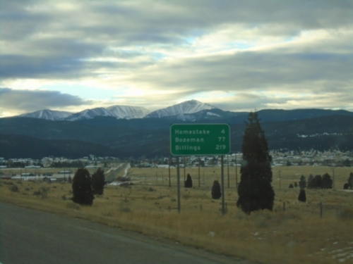 I-90 East - Distance Marker