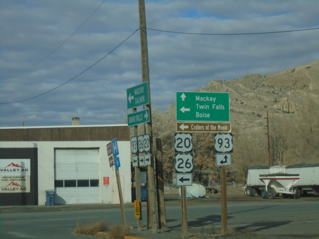 US-20/US-26 West at US-93