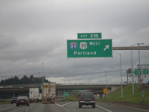 I-205 North - Exit 21B