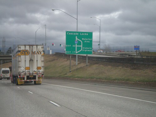 I-84/US-30 East - Historic Columbia River Highway Diagram