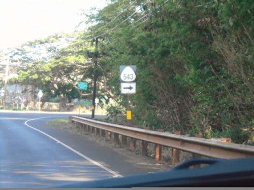 HI-50 East at HI-543 (Lele Road)