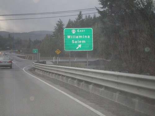 OR-18 West at OR-22