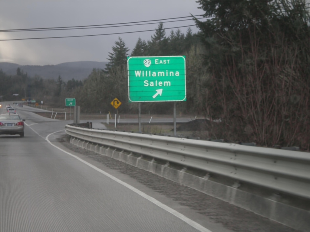 OR-18 West at OR-22