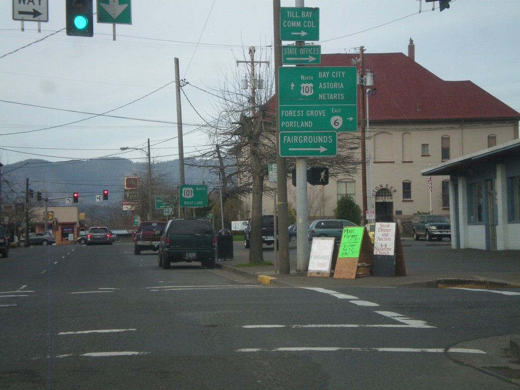 US-101 North at OR-6